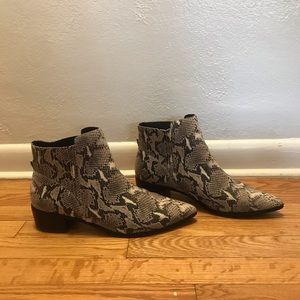 Nordstrom snakeskin booties